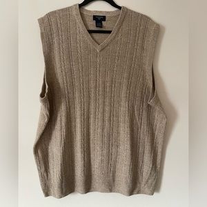 Dockers tan sweater vest